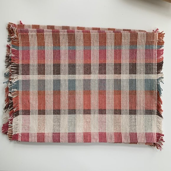Food Network Other - Four (4) NEW Food Network Plaid Placemats